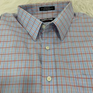Kirkland Signature 18-36‎ Long Sleeve Dressy Button Down Shirt . (9M)